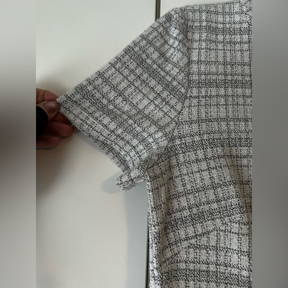 🤍✨ Shelby & Palmer Textured Tweed Sheath Dress Size 8 ✨🤍 - Picture 4 of 11